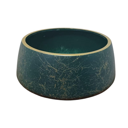 Bowl Verde Petróleo Pack 2 Macetas